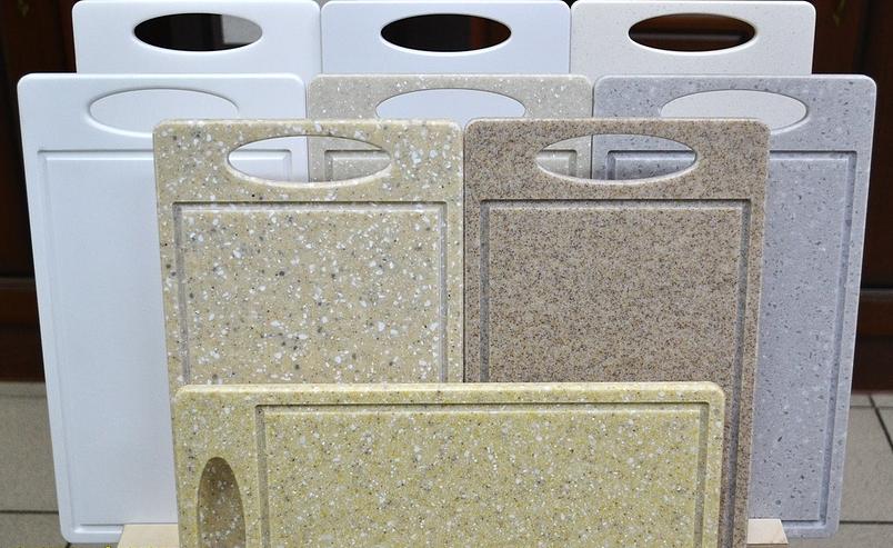 Доска кухонная разделочная из искусственного камня фото 2