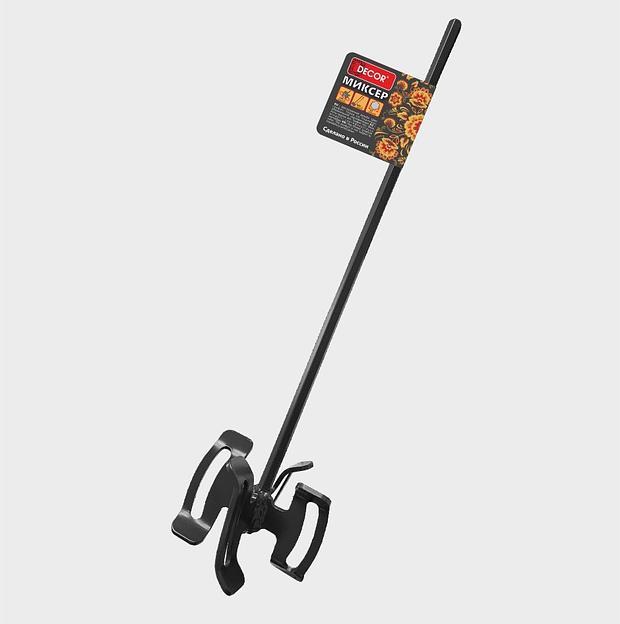 Миксер DЕCOR для сухих смесей d120 мм, 600 мм, шестигранная резьба фото 1