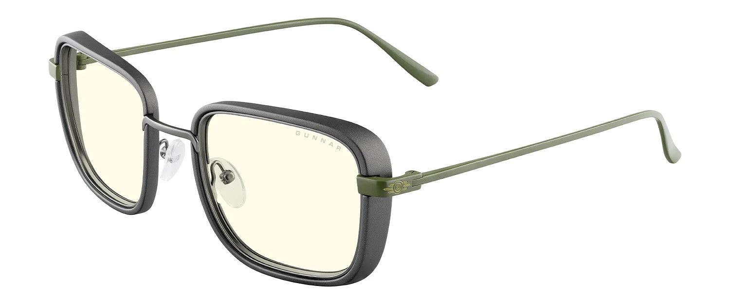 Очки для компьютера (для геймеров) GUNNAR FALLOUT® VAULT 33 Clear FAL-05509, GUNMETAL-OLIVE фото 1