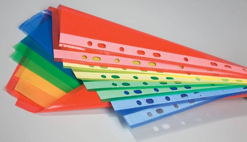 Папка-вкладыш Бюрократ Премиум -013YEL желтый глянцевые А4+ 30мкм (упак.:50шт) фото 1