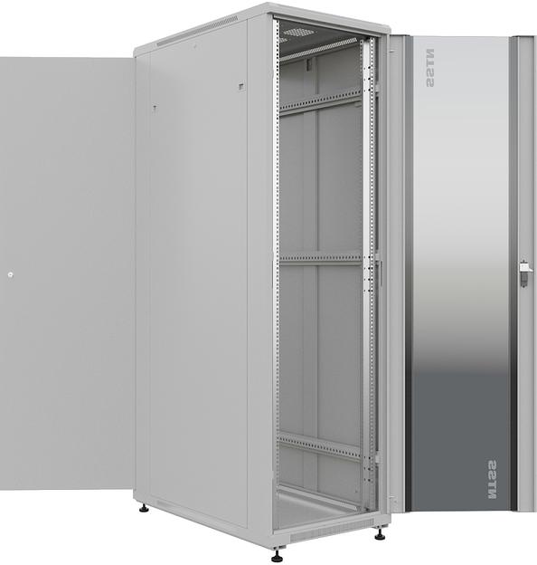Шкаф серверный NTSS Премиум (NTSS-R22U60100GS) напольный 22U 600x1000мм пер.дв.стекл металл 900кг серый IP20 сталь фото 5