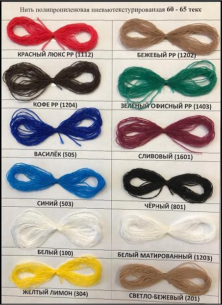 Нить полипропиленовая текстурированная фото 3
