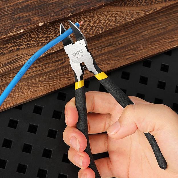 Бокорезы Deli DL2706 160мм, сталь 55С, противоскользящая ручка фото 6