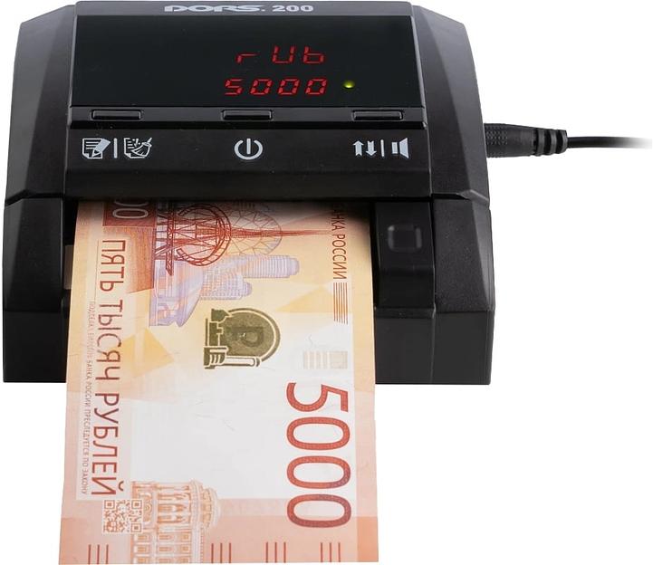 Детектор банкнот Dors DORS 200 MULTI FRZ-053201 автоматический фото 7