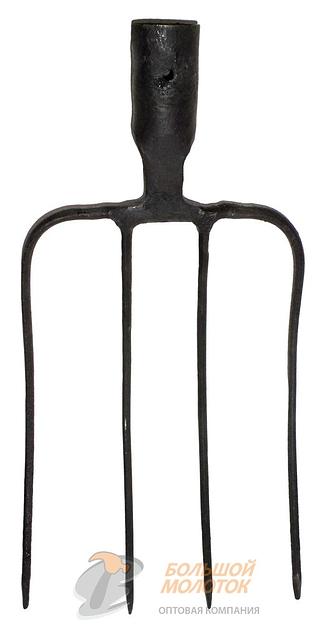Вилы 4-х рогие навозные сварные Павлово /10 фото 1