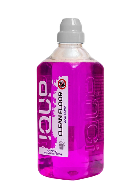 Средство для мытья полов IQUP Clean Floor ПЭТ 1 л, Аквамарин, Опт фото 1