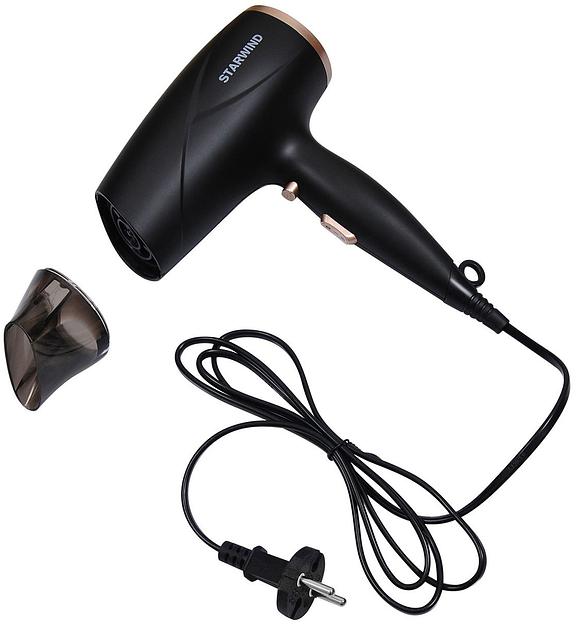 Фен Starwind SHD 6055 1600Вт черный фото 7