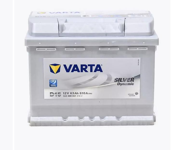 Аккумулятор Varta «Silver Dynamic» (D15) 63 Ач обратная полярность фото 1