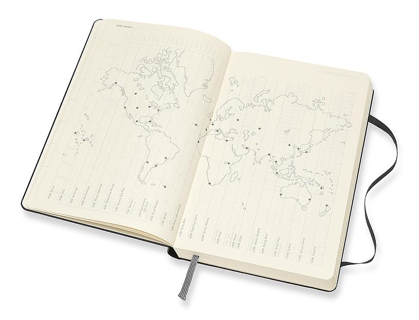 Ежедневник Moleskine CLASSIC Large 130х210мм 400стр. черный фото 4