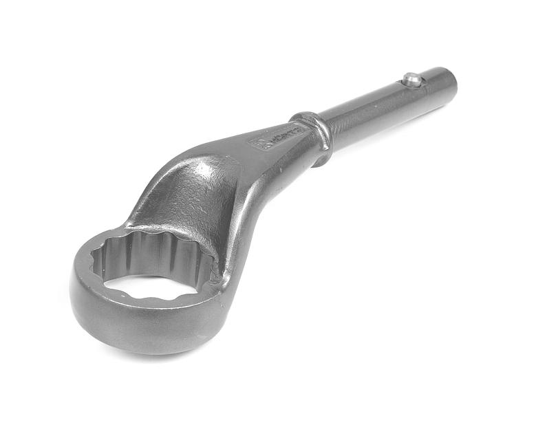 Ключ накид. одност.  55 усиленный с рукояткой HOR с поверкой фото 3