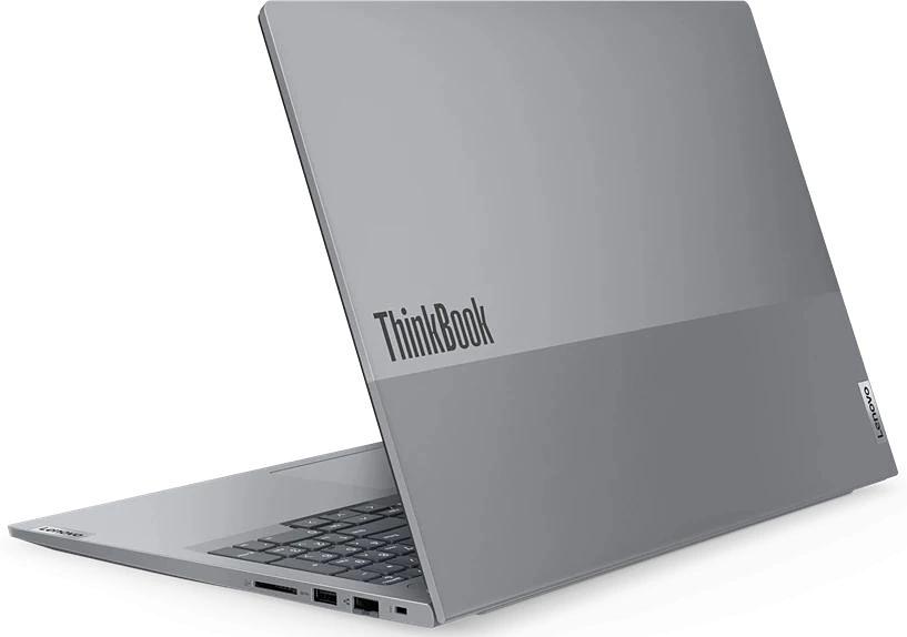 Ноутбук Lenovo Thinkbook 16 G6 IRL Core i7 1355U 32Gb SSD1Tb Intel Iris Xe graphics 16" IPS WUXGA (1920x1200) Windows 11 Professional grey WiFi BT Cam (21KH00SVUS) фото 3