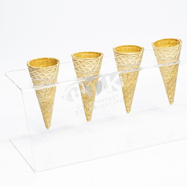 Подставка для рожков 4 ячейки оргстекло фото 6