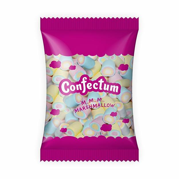 Маршмеллоу Confectum «Rainbow» с ароматом Тутти-Фрутти 2х600 г ОПТ фото 1
