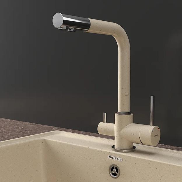 Смеситель GRANFEST GranFest 3611 cashmere фото 2