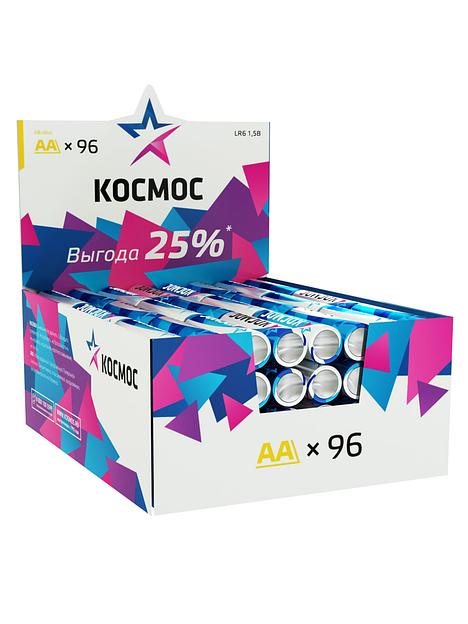 Батарейка LR6 AA, Alkaline 1.5В, 96 шт/уп, фото 1