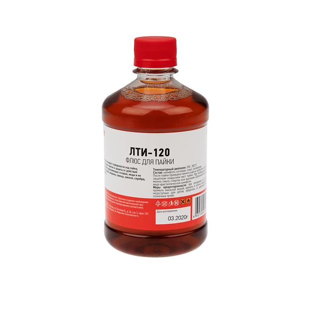 Флюс для пайки, ЛТИ-120, 500 мл, флакон, REXANT фото 1