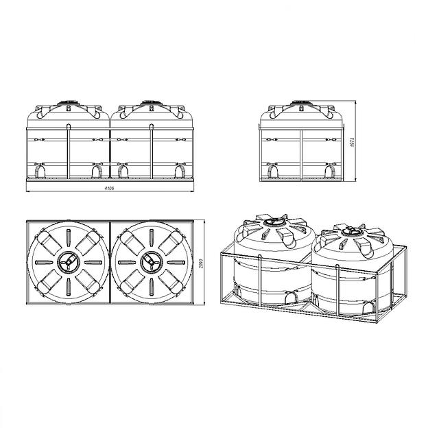 Кассета 10 м³ TR для КАС/ЖКУ медиум Д фото 2