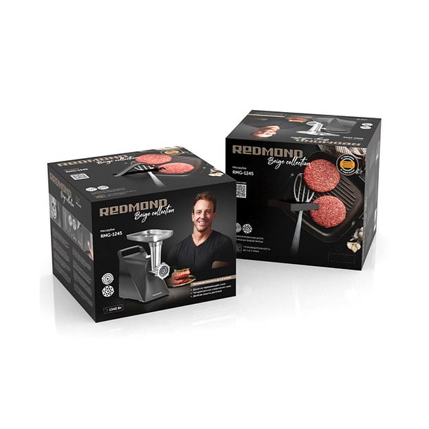 Мясорубка REDMOND RMG-1245 Серый фото 3
