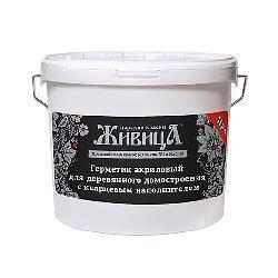 Герметик акриловый с кварцевым наполнителем 15кг. - золотистая сосна фото 1