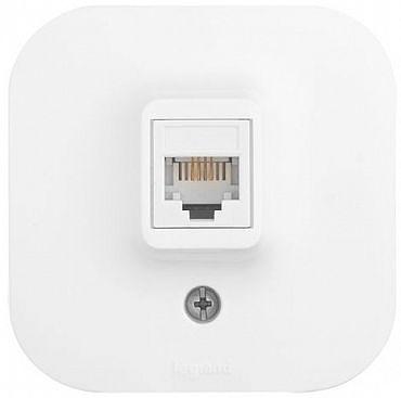 Розетка телефонная Legrand Quteo (782214) откр. белый фото 2