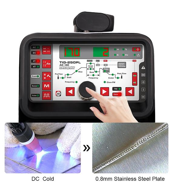 Сварочный аппарат TIG-250 GPL (ANDELI) холодная сварка фото 5