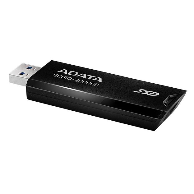 Внешний SSD диск ADATA 2TB SC610 Черный фото 4