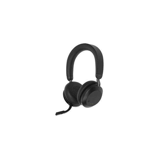 Гарнитура Jabra Evolve2 75 Link380c MS Stereo, для компьютера, накладные, Bluetooth, черный [27599-999-899] фото 1