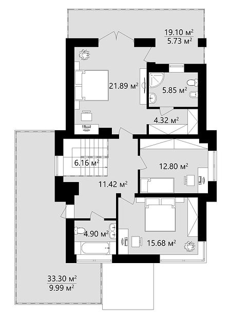 Проект дома KDR – 18 фото 4