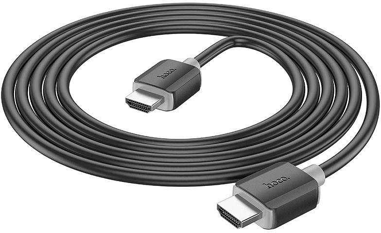 Кабель Hoco US08 ver2.0 HDMI (m) HDMI (m) 2м черный пакет (упак.:1шт) фото 4