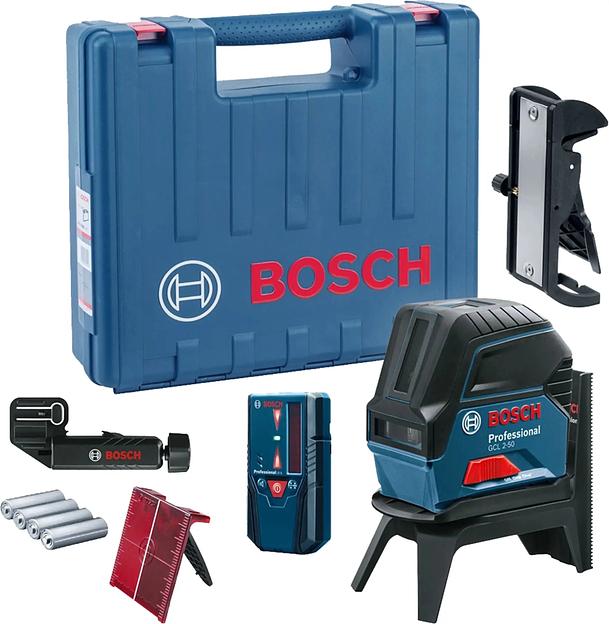 Лазерный нивелир Bosch GCL 2-50+LR6+RM1+BM3 фото 1