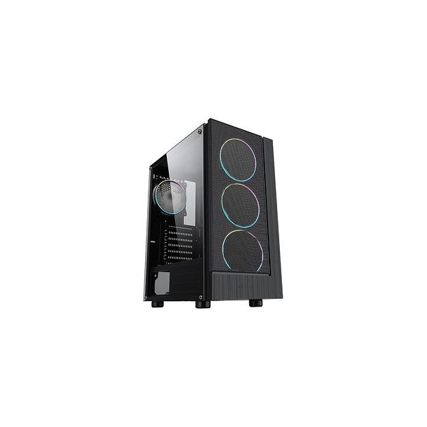 Корпус ATX Formula F-33RGB, Midi-Tower, без БП, черный фото 1
