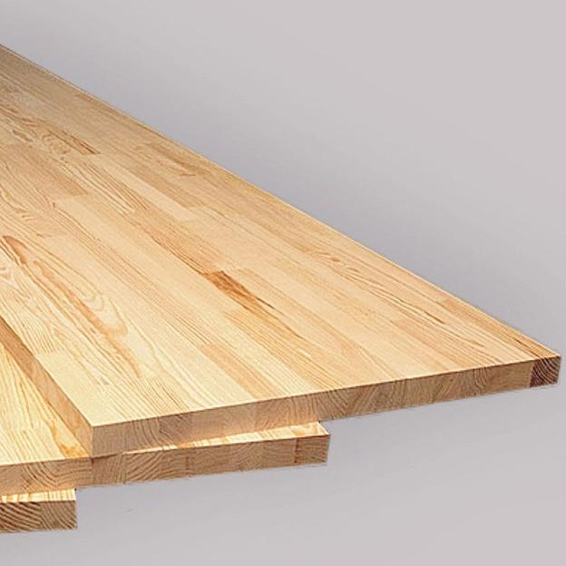Мебельный щит Слэбус групп лиственница А-В сращенный/цельноламельный 50 мм ОПТ фото 1