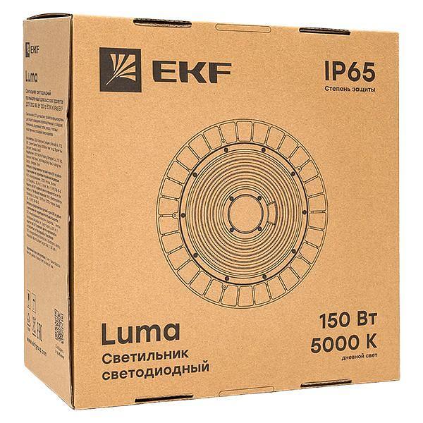 Светильник светодиодный промышленный для высоких пролетов ДСП-2102 150Вт 120 гр 5000К IP65 EKF фото 5