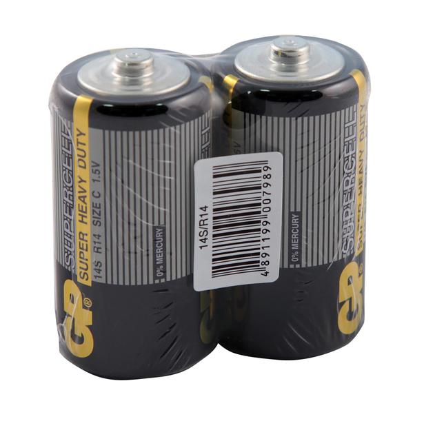 Батарейка солевая Super & Greencell & PowerPlus -2 шт. в пленке фото 1