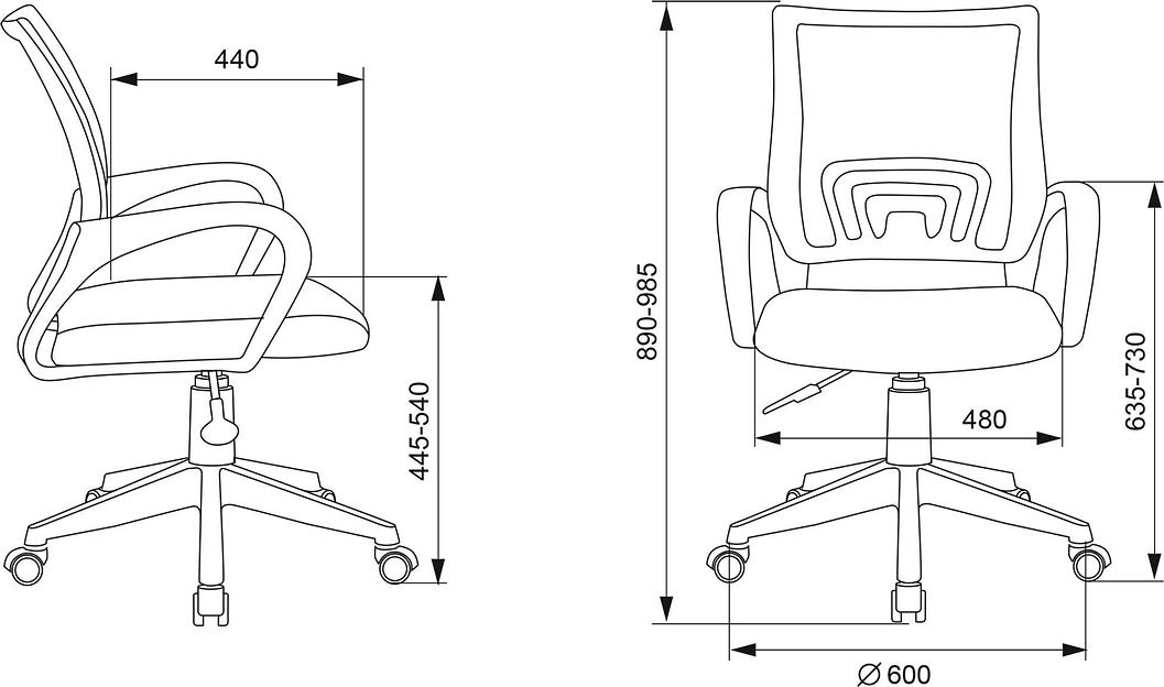 Кресло детское Бюрократ BUROKIDS 1 W мультиколор красные губы крестов. пластик пластик белый фото 6