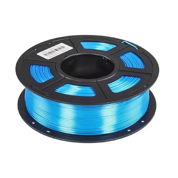 Филамент NVPRINT PLA+ Trasparent Blue для 3D печати диаметр 1.75мм длина 330 метров масса 1 кг фото 1