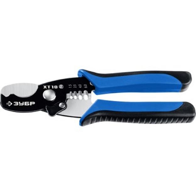 ЗУБР Кабелерез XT-10 со съемником изоляции, рез до 10 мм [22640] фото 1