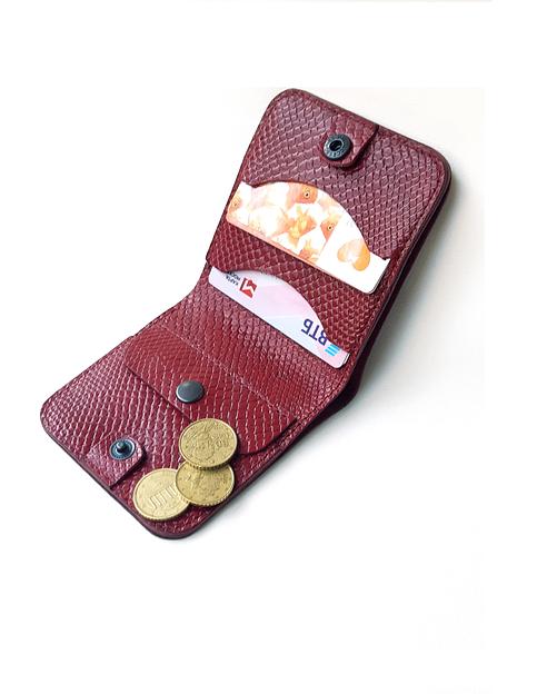 Кошелёк Pattern из натуральной итальянской кожи фото 5