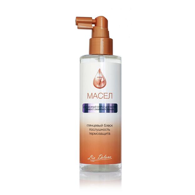 Liv delano 7 масел двухфазный спрей для волос эффект ламинирования 200мл фото 1
