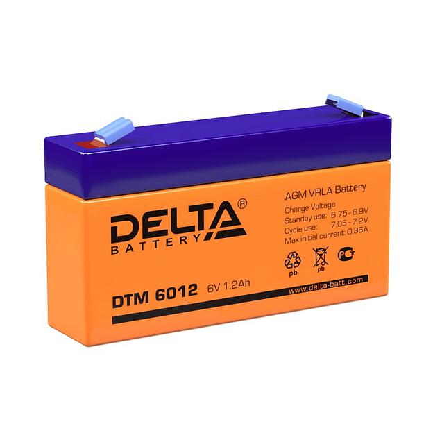 Аккумуляторная батарея DELTA BATTERY DTM 6012 фото 1