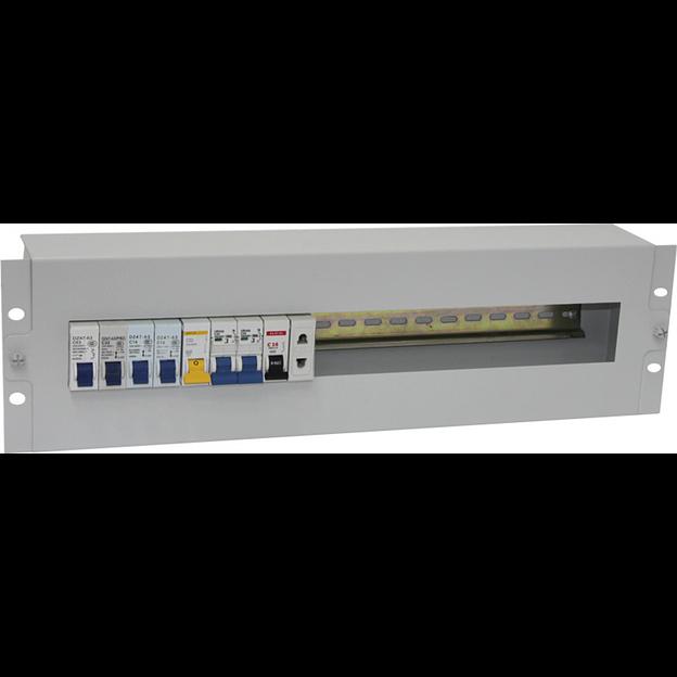 Панель 19" с DIN-рейкой 3U фото 3