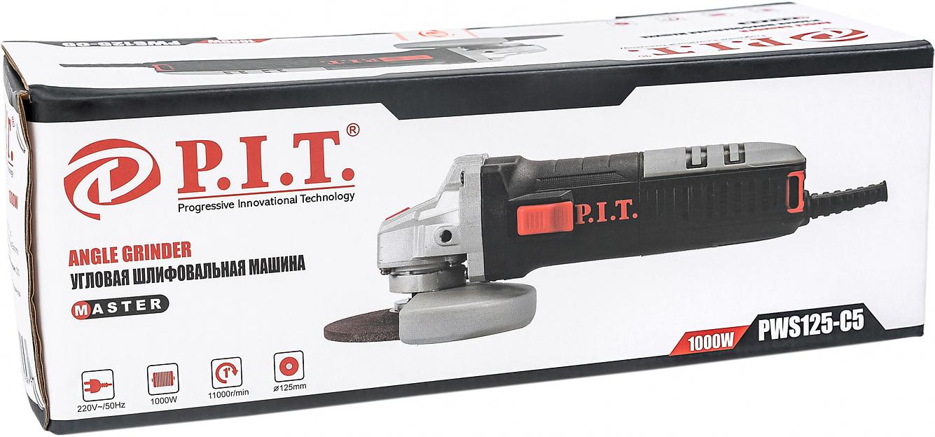 Шлифмашина угловая P.I.T. PWS125-C5 фото 1