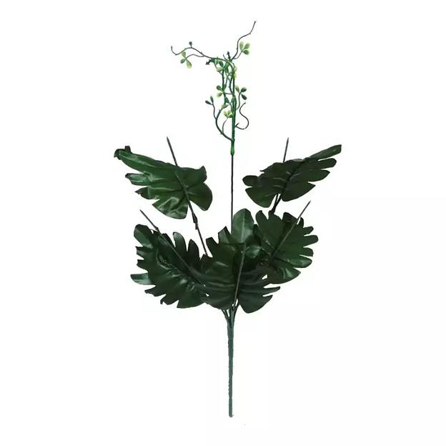 Подбукетник 6 голов 5 листов пальмы и 1 добавка 46см 091-045/081 фото 1