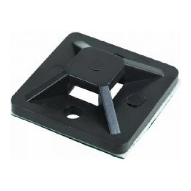 Rexant (07-2021-10) Площадка самоклеящаяся 20х20 мм, черная (10 шт/уп) фото 1