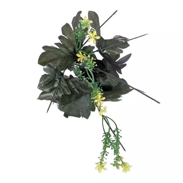 Подбукетник 6 голов 5 листов и 3 добавки 34см 012-040/083 фото 1