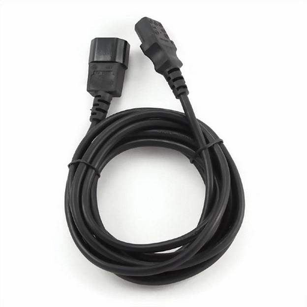 Кабель Cablexpert Кабель питания сист.блок-монитор Cablexpert PC-189-15, 4.5м, C13-C14, 6А, Сечение провода: 0,5 мм2, черный, с заземлением {55} (008150) фото 2