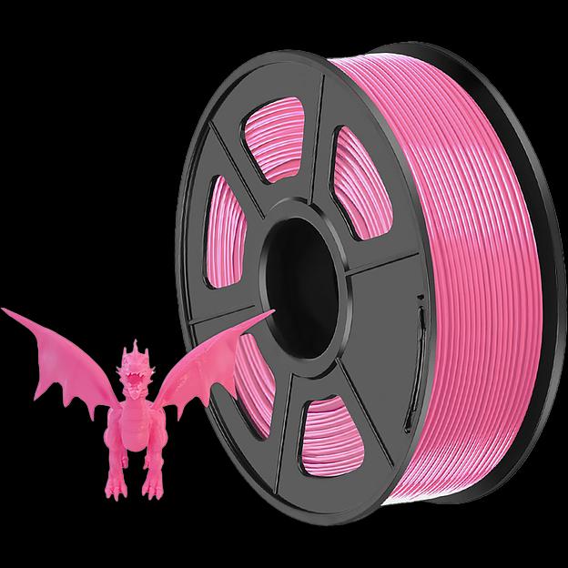 Филамент NVPRINT PETG Pink для 3D печати диаметр 1.75мм длина 330 метров масса 1 кг фото 1