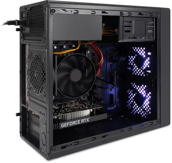 ПК IRU Tactio 310H6SEA MT i5 12400F (2.5) 16Gb SSD512Gb RTX3050 8Gb FreeDOS GbitEth 500W черный (2111269) фото 9