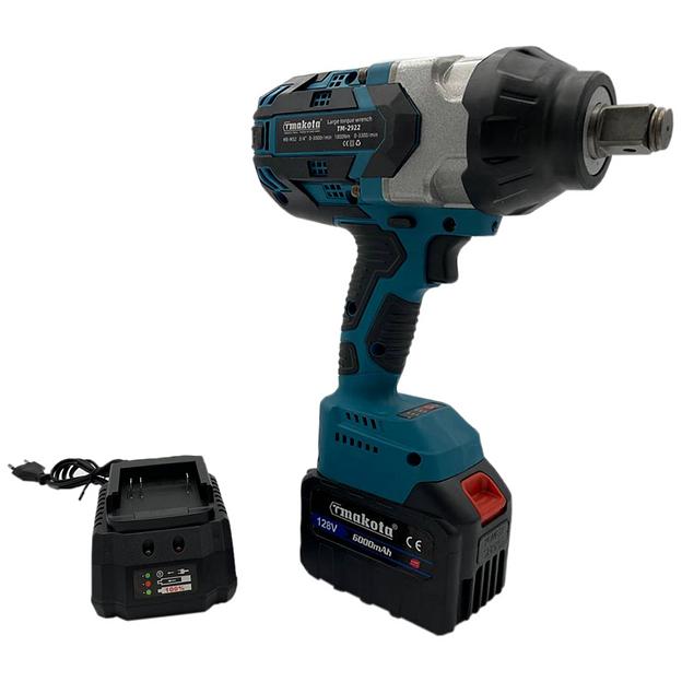 Гайковерт KINGQUEEN BLUE 1800 Nm АКБ 3/4 фото 2