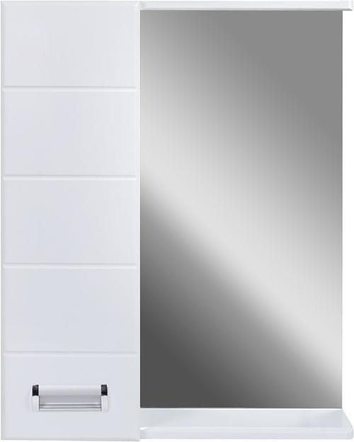 Зеркало-шкаф Вега 60 DORATIZ 2711.212, левый, белый с подсветкой фото 1